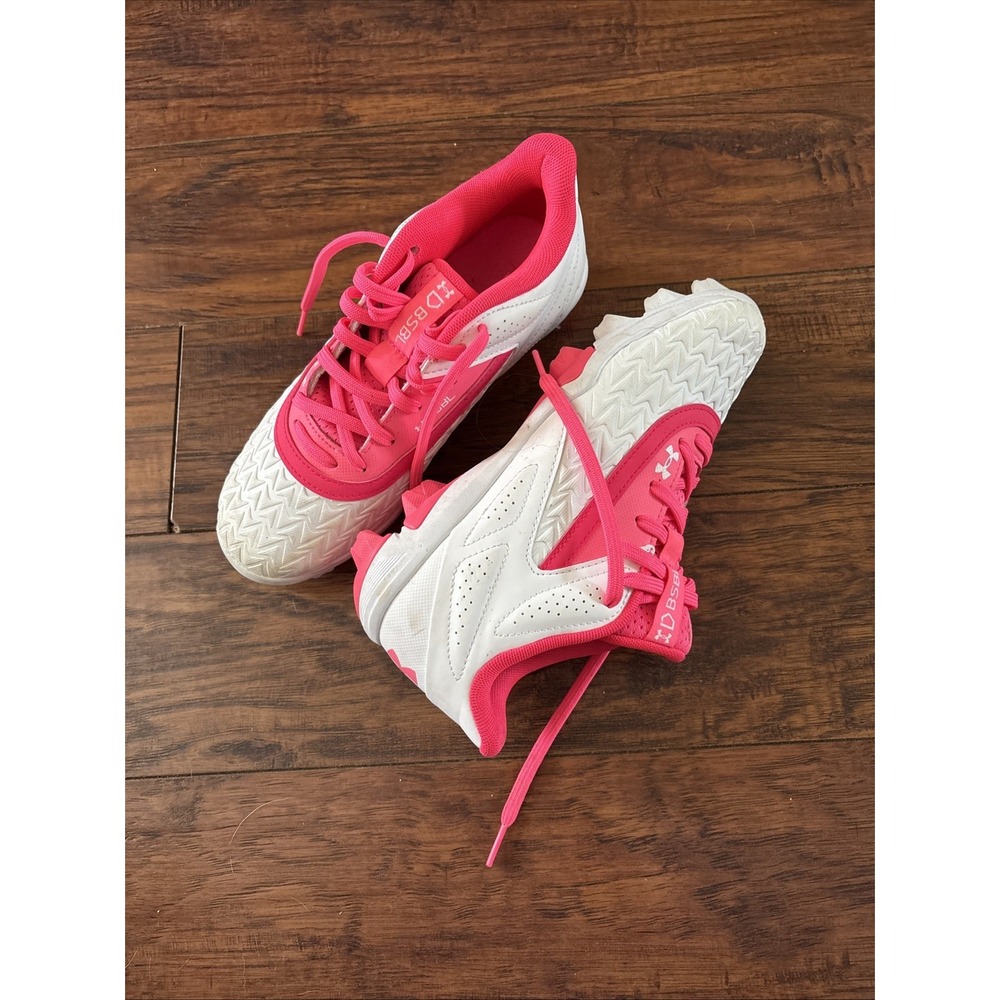 UNDER Armour Leadoff Low RM Jr. 3.0 hot Pink/white Youth 4Y